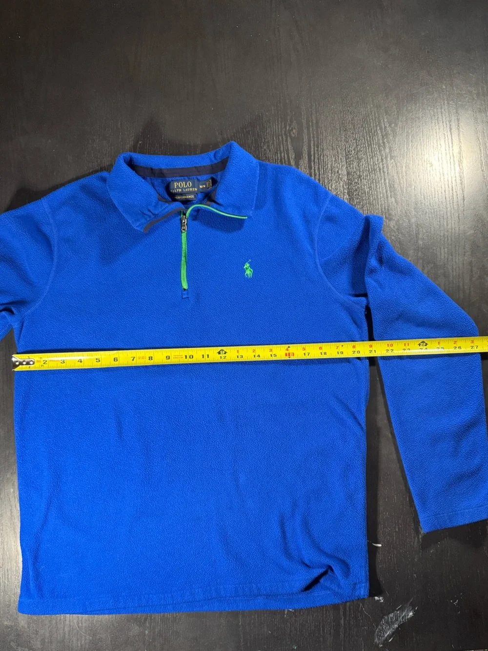 Polo Ralph Lauren Performance Blue Fleece Quarter Zip Pullover Men’s M